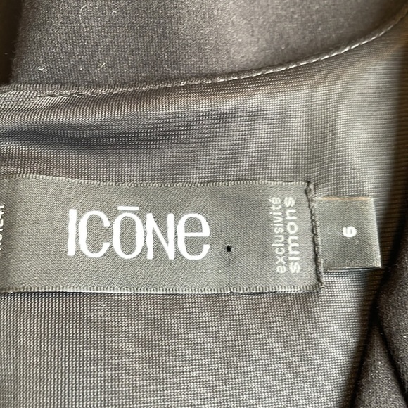 Simons Black Mini Dress - Picture 5 of 7